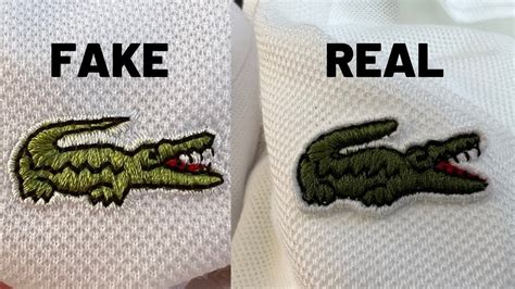 how to identify fake lacoste perfume|lacoste shirt logo.